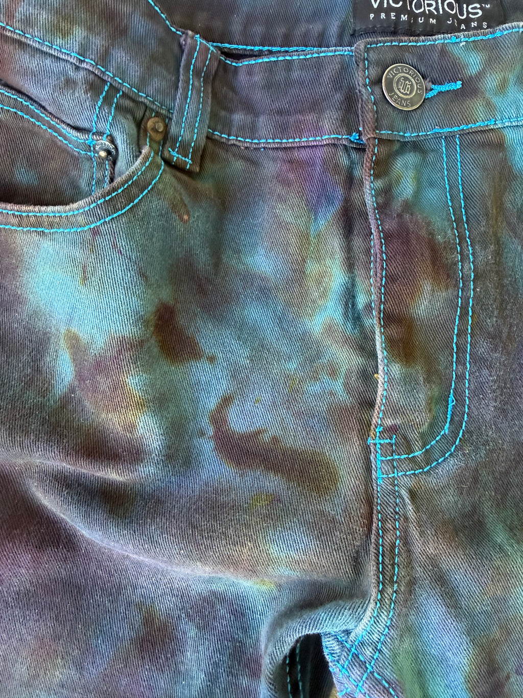 Ghostline No. 001 — Midnight Blue Hand Dyed Denim