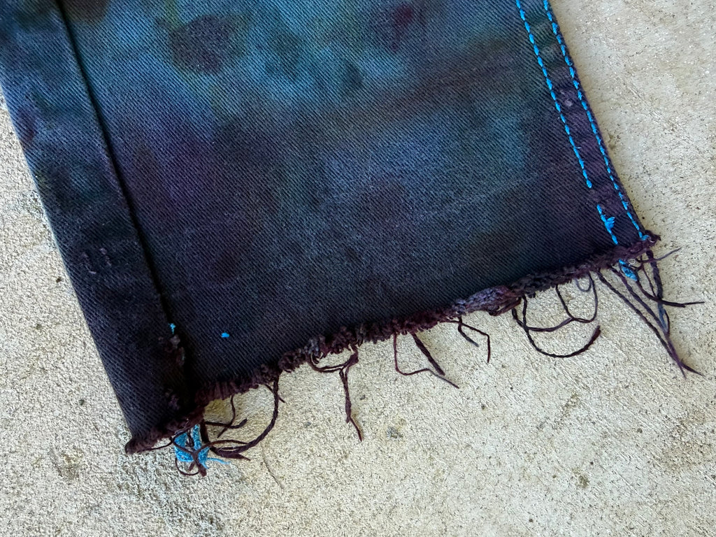 Ghostline No. 001 — Midnight Blue Hand Dyed Denim