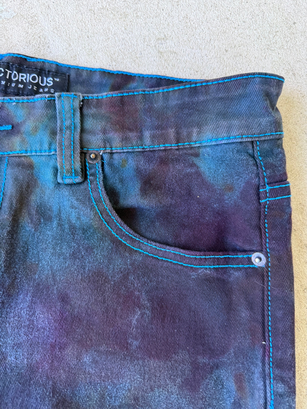 Ghostline No. 001 — Midnight Blue Hand Dyed Denim