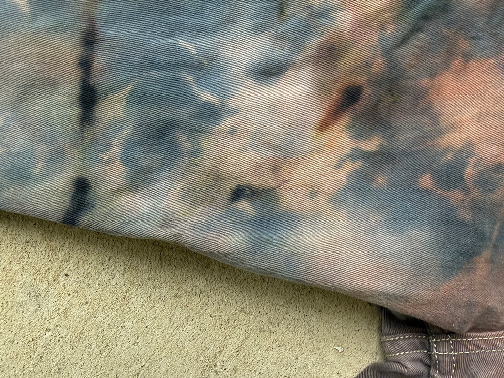 Ghostline No. 002 — Rust-Charcoal Hand Dyed Denim